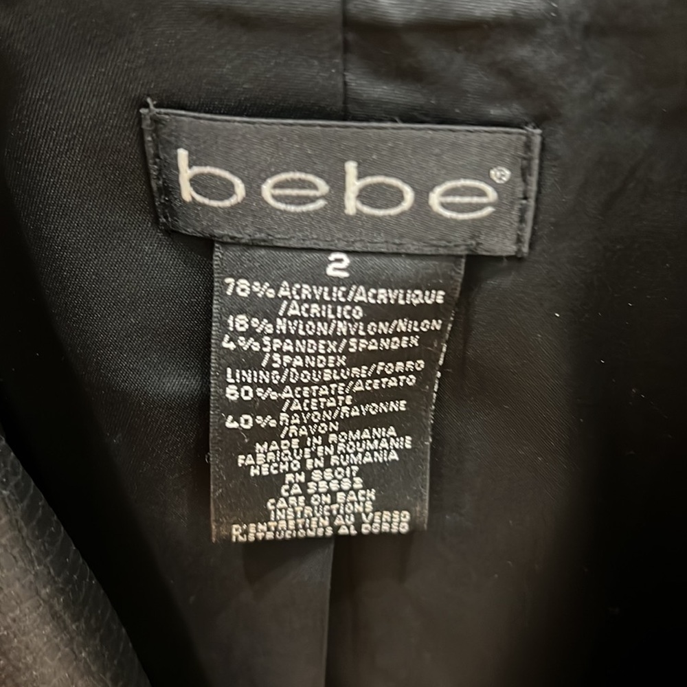 Bebe blazer/jacket 2 - Picture 2 of 5